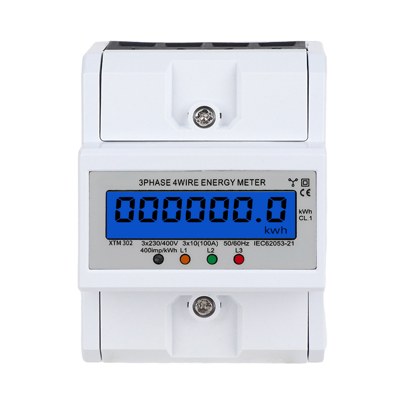 XTM302 Three Phase Rail Miniature Active Energy Meter