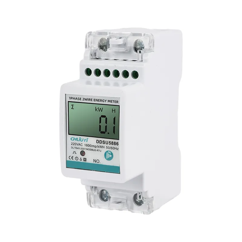 DDSU5886 Single Phase Rail Type Active Electricity Meter