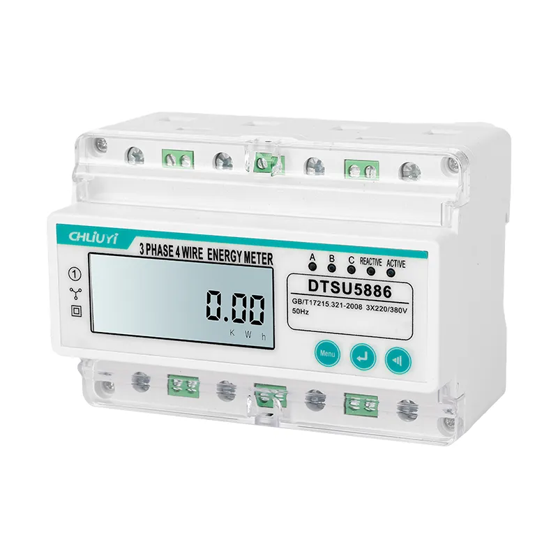 DTSU5886 Three-Phase 7P Multi-Function Energy Meter (5)