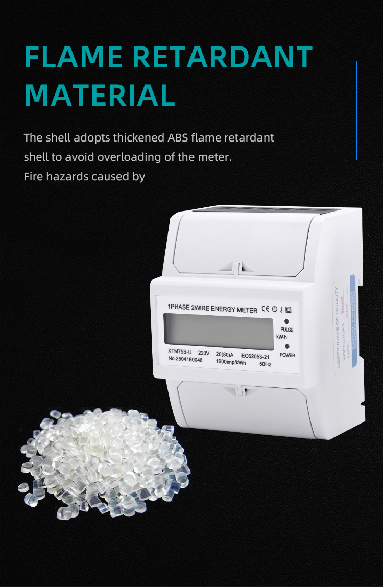 Single-Phase Two-Wire Energy Meter descripiton (2)