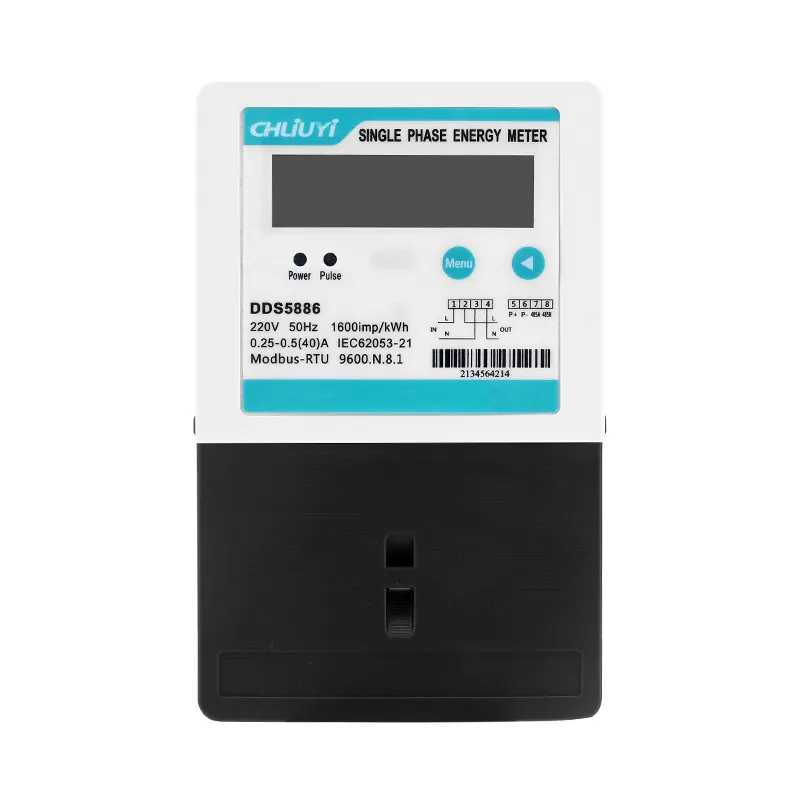 Single-Phase Kunlun 485 Electric Meter With Large Tail Cover