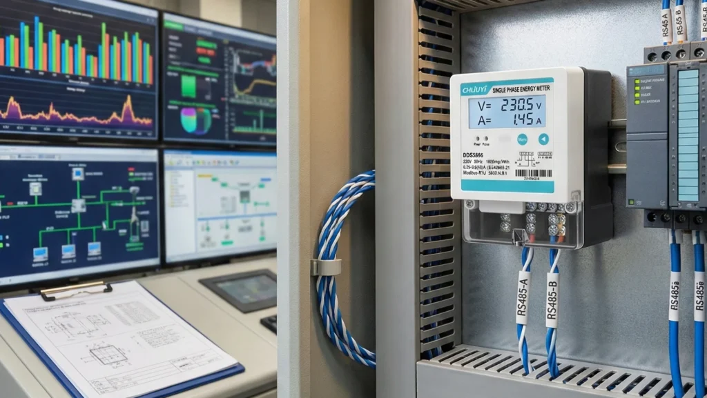 Integrating RS485 Modbus Energy Meters into Industrial Control Systems