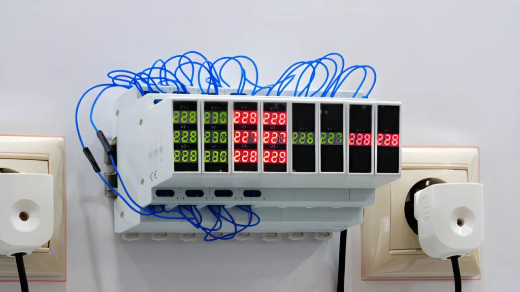 High Accuracy DIN Rail Power Meter with Modbus and IoT Features