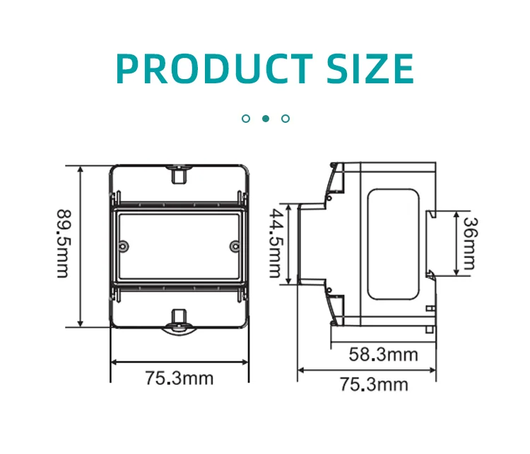 380V 100A Tuya WiFi Smart Four Pole Plastic Circuit Breaker (8)