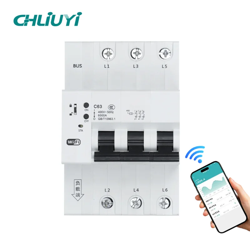 3P Plastic Intelligent Miniature Circuit Breaker (1)