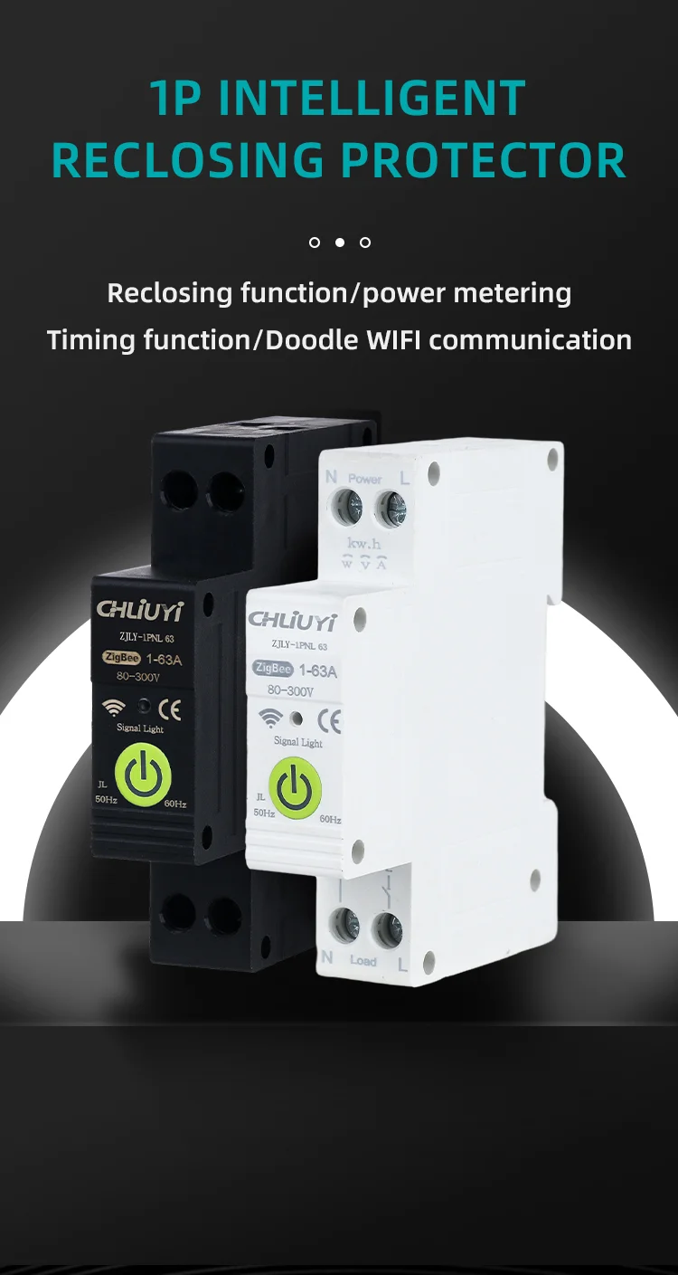 63A 1P+N WiFi Smart Switch Mini Circuit Breaker (MCB) (1)