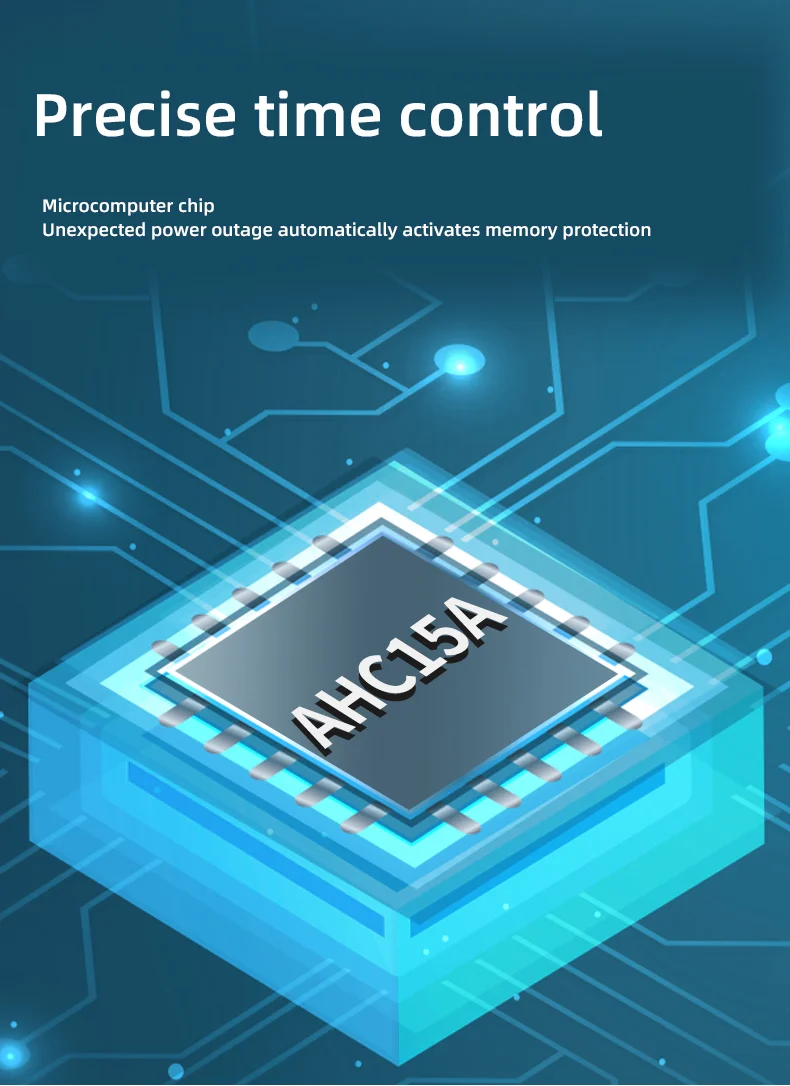 AHC15A 60Hz 7 day programmable digital electronic time switch timer (3)