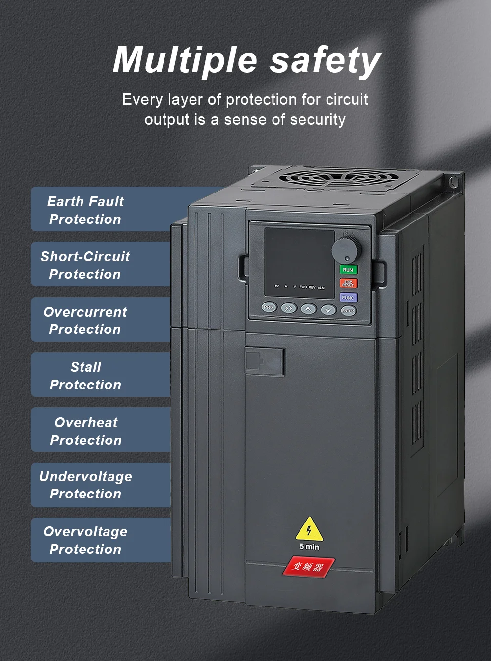 High efficiency single phase variable frequency inverter power supply (11)