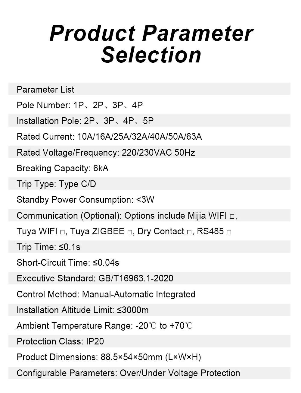 Intelligent Circuit Breaker MCB (9)