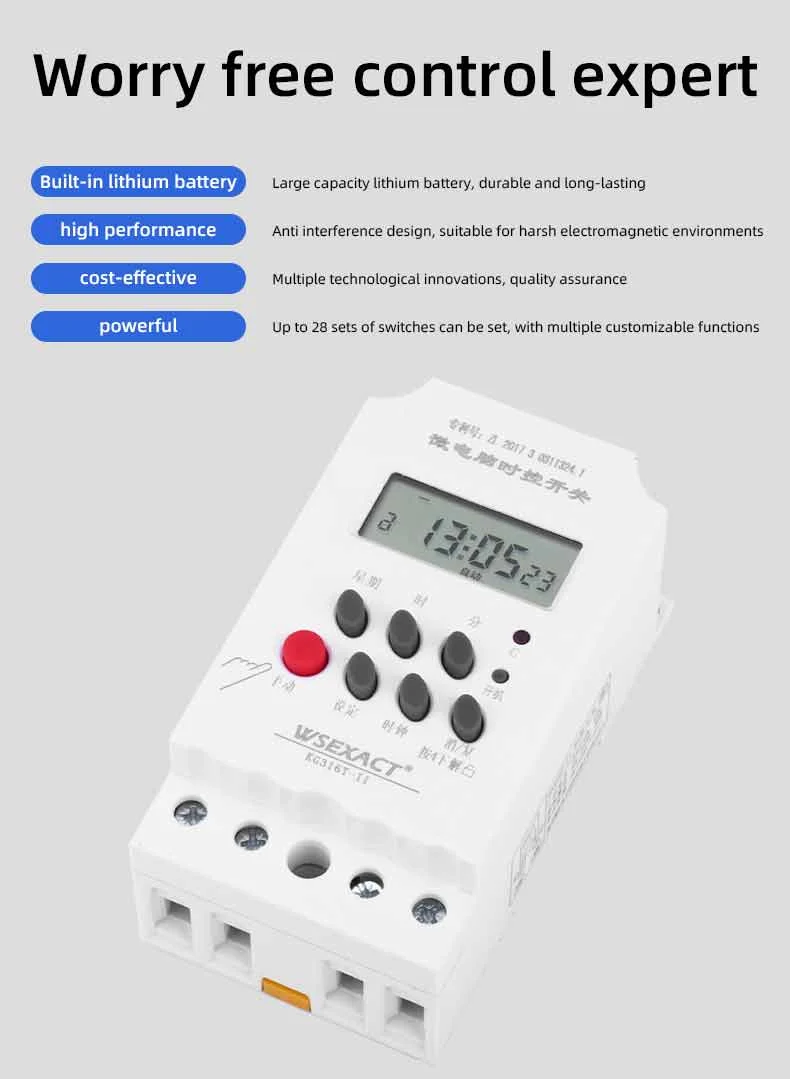 KG316T II Programmable Digital Intelligent Timer Switch (6)