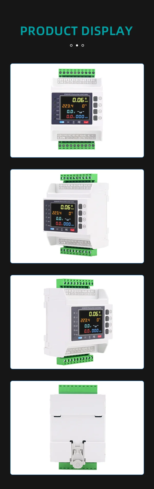 Two way three phase 1000A accuracy class 1
