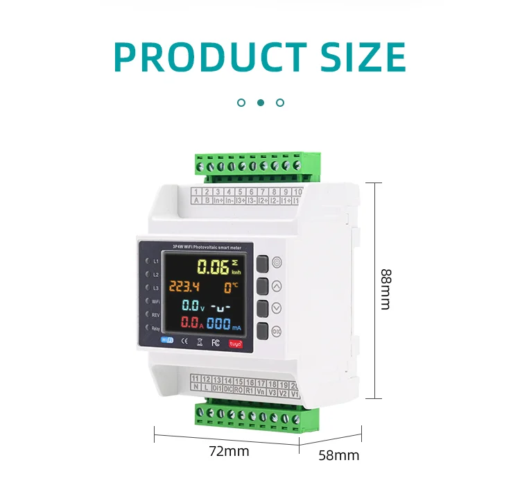 Two way three phase 1000A accuracy class 1